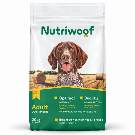 Nutrivoof Adult Out-There 20kg dog food bag