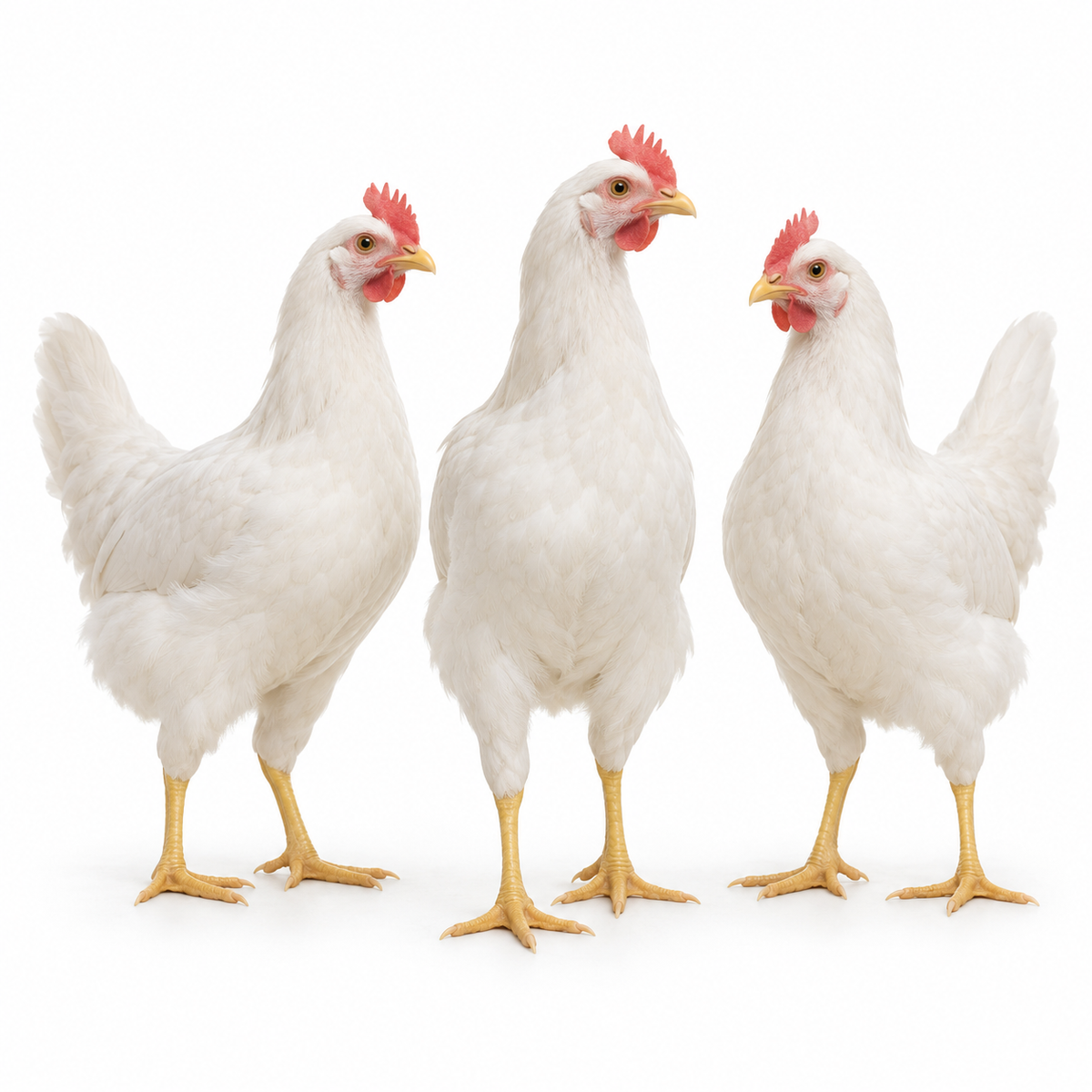 18 WEEKS OF AGE WHITE LEGHORNS