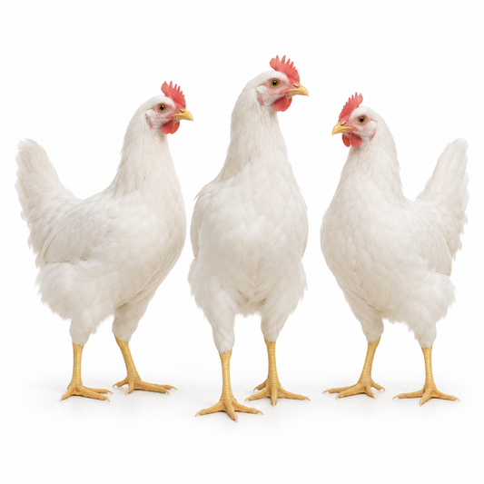 18 WEEKS OF AGE WHITE LEGHORNS