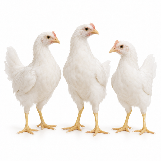 8 WEEKS OF AGE WHITE LEGHORNS